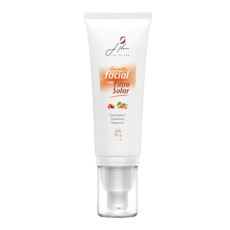 Corrector Facial con Filtro Solar