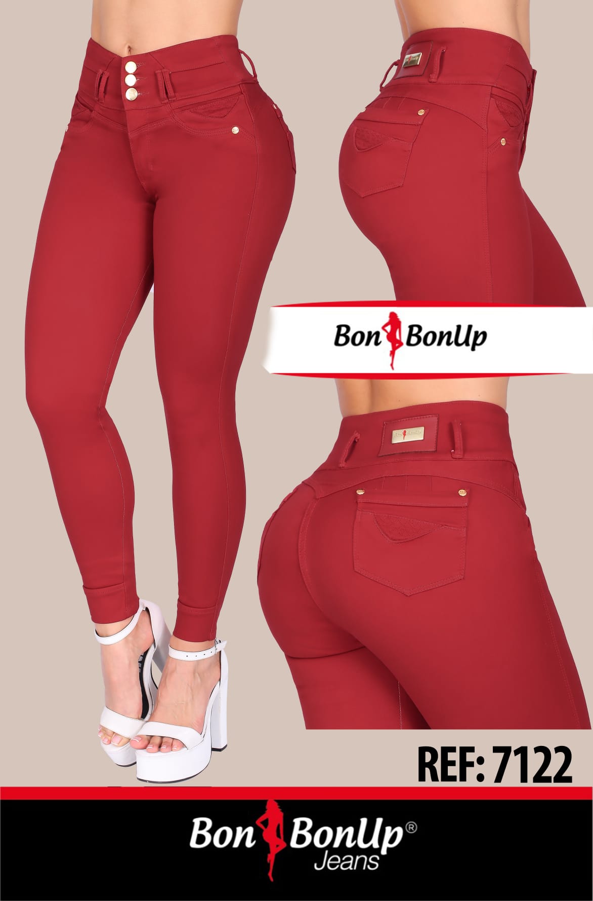 BUTT-LIFT JEANS BY BON BON UP
