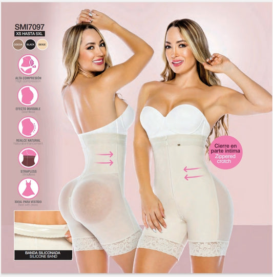 FAJA EFECTO INVISIBLE & REALCE NATURAL CON CIERRE