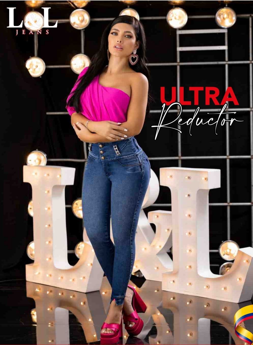 BUTT-LIFT JEANS BY L&L