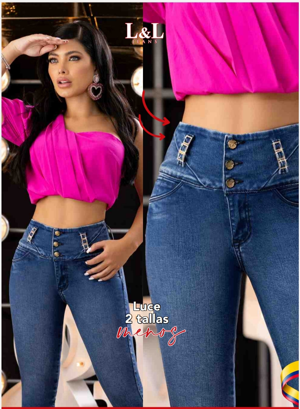 BUTT-LIFT JEANS BY L&L