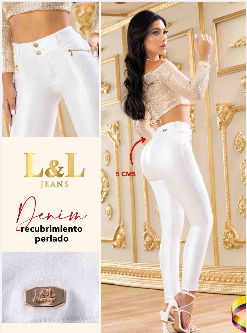 BUTT-LIFT JEANS BY L&L