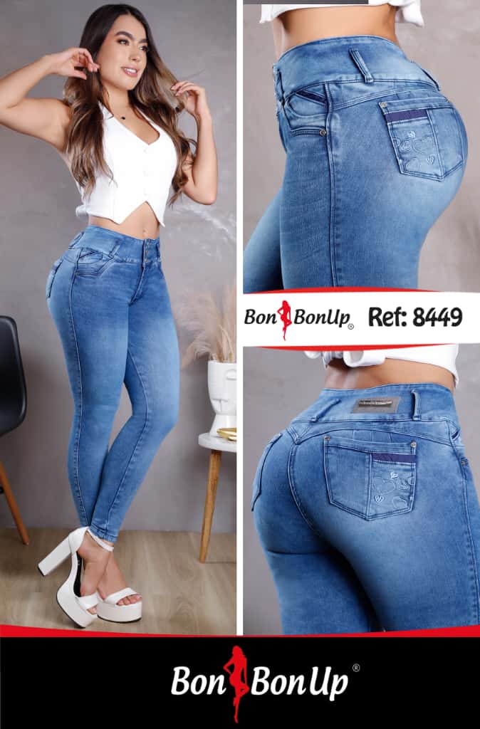 8449 BUTT-LIFT JEANS BY BON BON UP