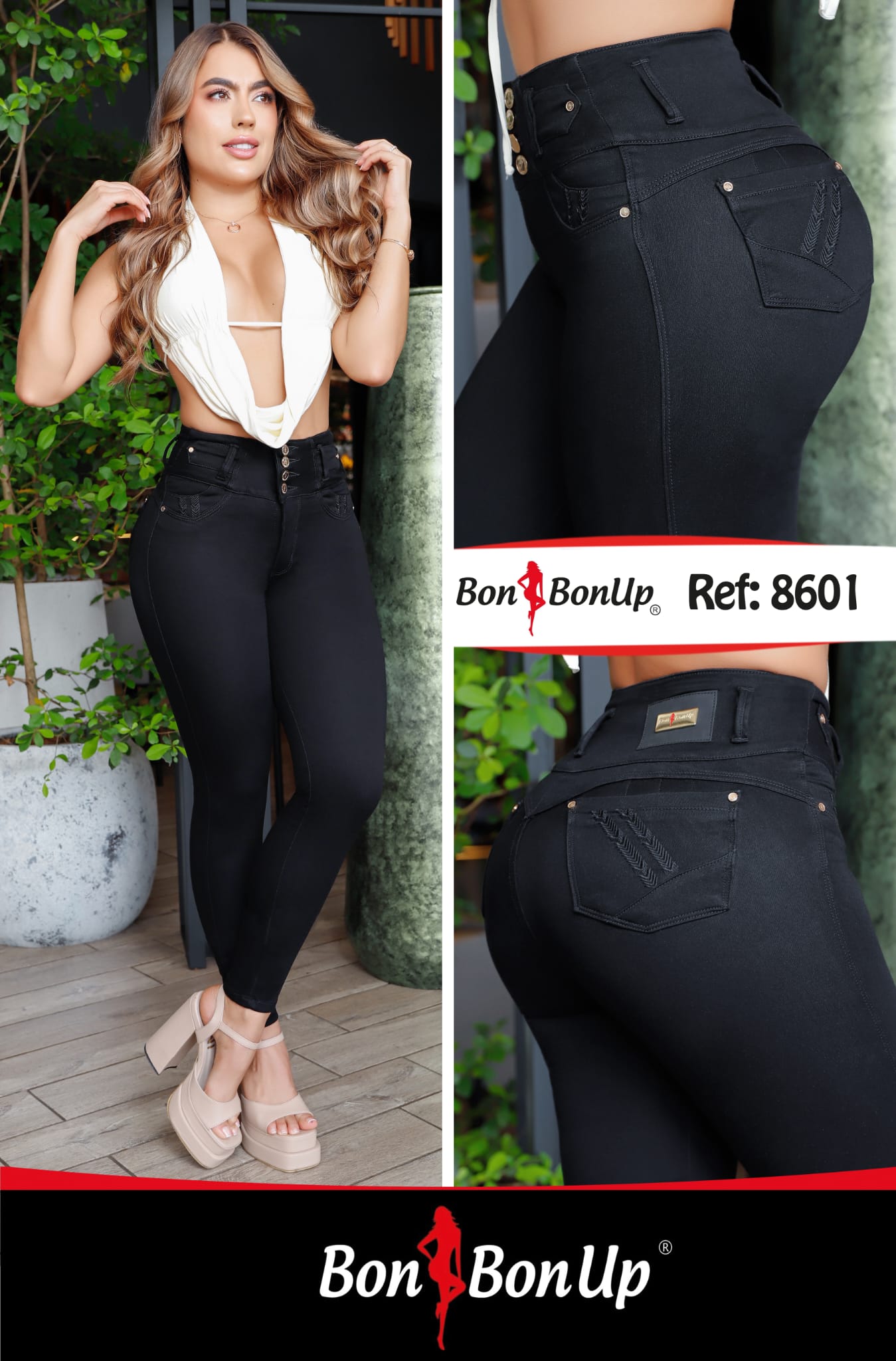 8601 BUTT-LIFT JEANS BY BON BON UP