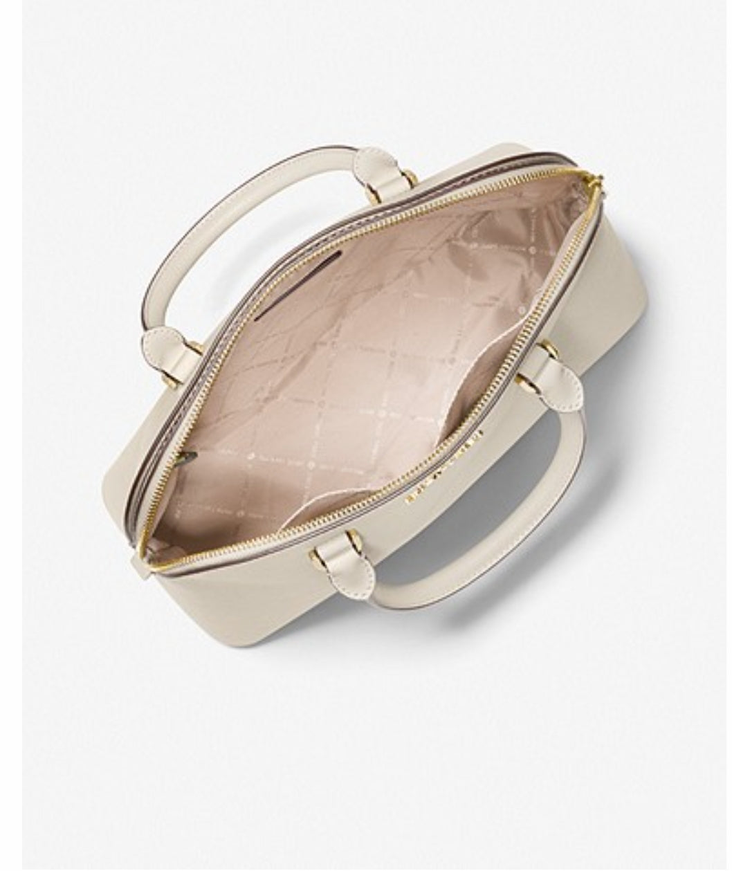 MICHAEL KORS CINDY LARGE LEATHER DOME SATCHEL