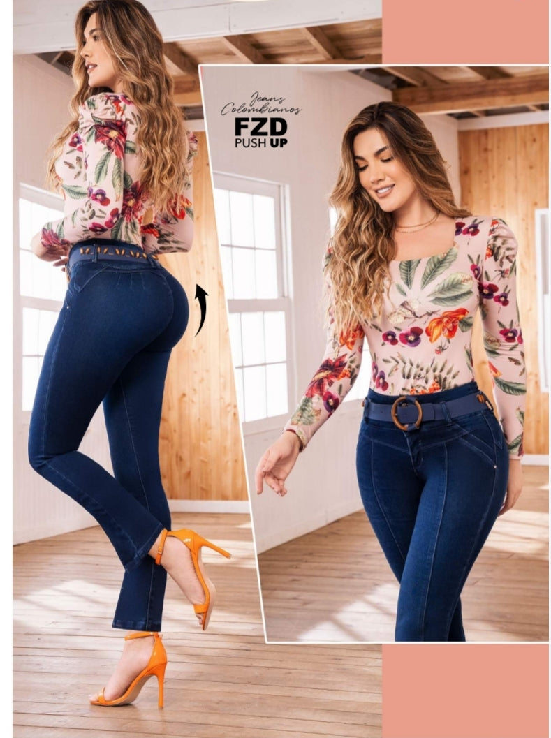 FAZINED BUTT-LIFTING JEANS