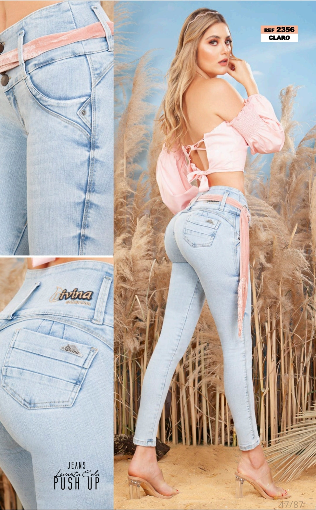 DIVINA COLLECTION PUSH UP JEANS