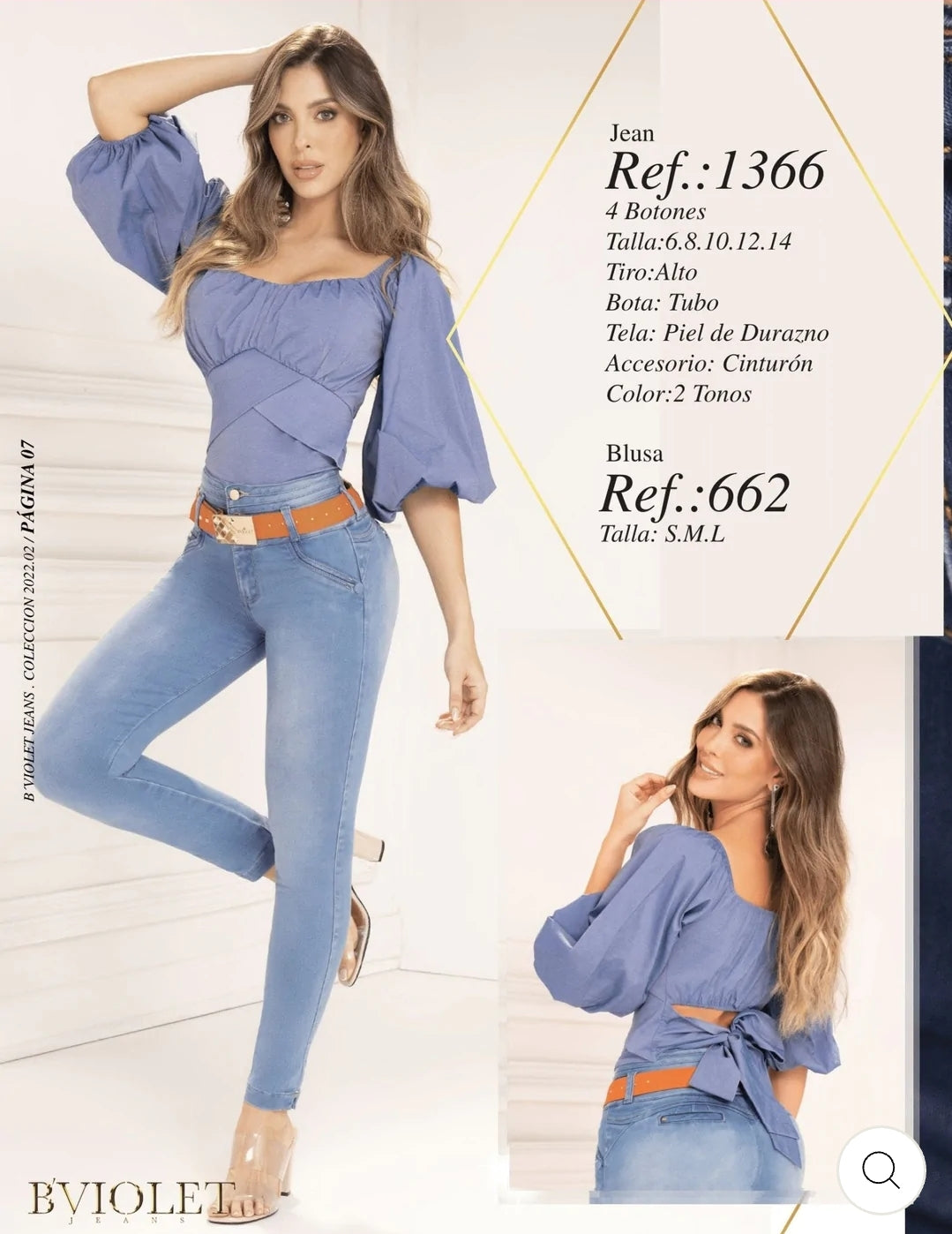 PUSH UP JEANS BY B' VIOLET