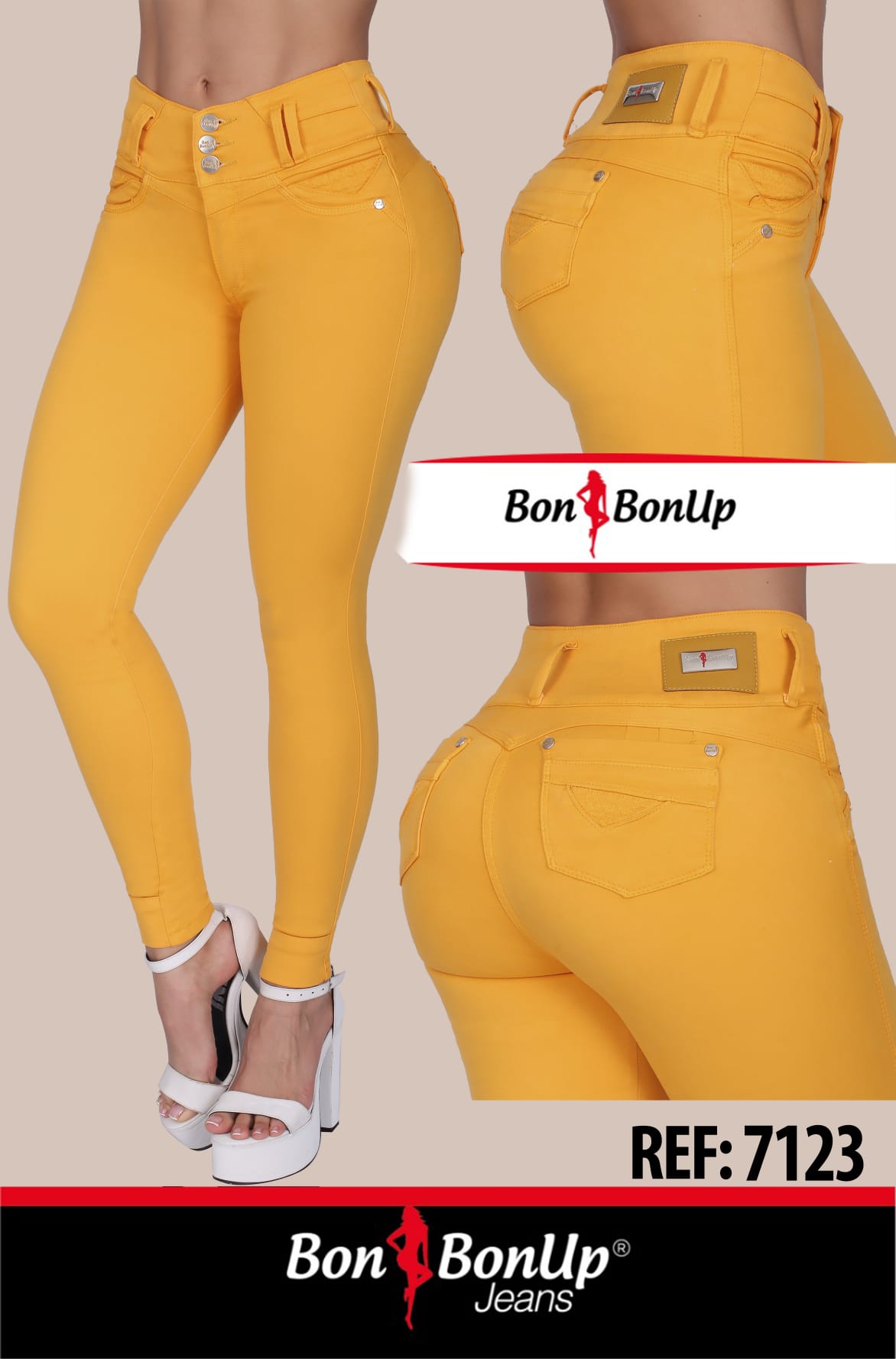 BUTT-LIFT JEANS BY BON BON UP