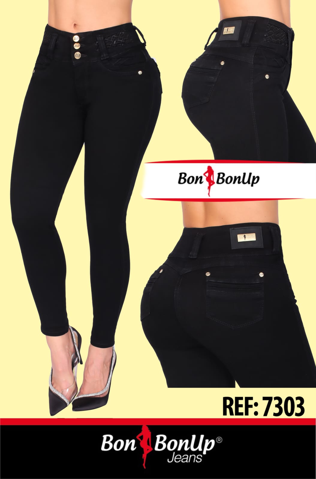 BUTT-LIFT JEANS BY BON BON UP