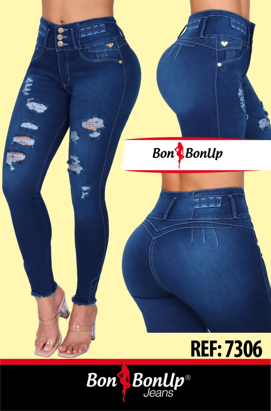 BUTT-LIFT JEANS BY BON BON UP