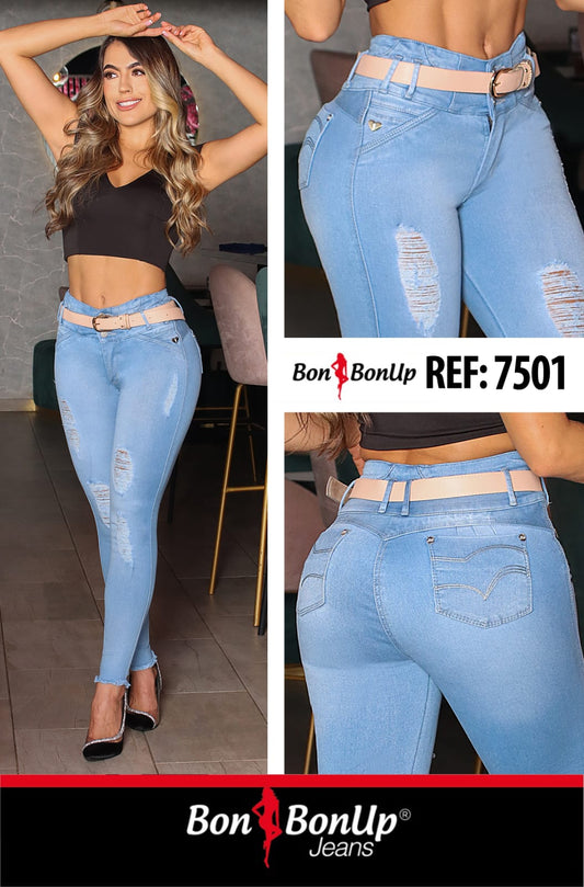 7501 BUTT-LIFT JEANS BY BON BON UP