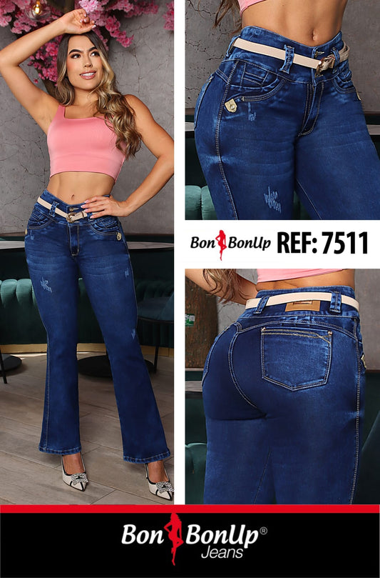 7511 BUTT-LIFT JEANS BY BON BON UP