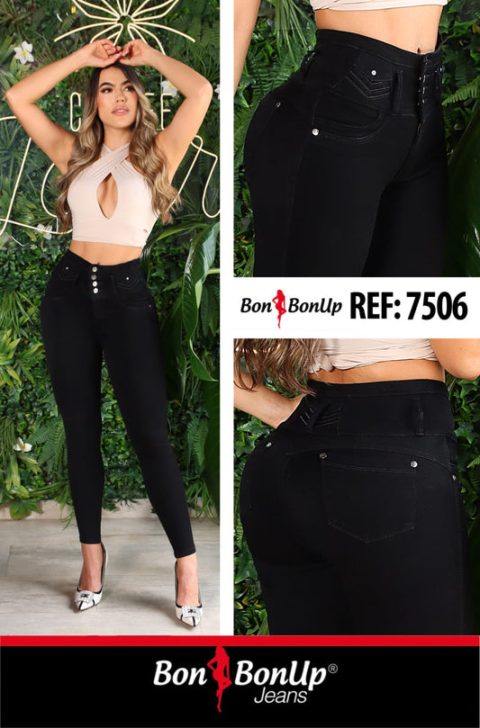 7506 BUTT-LIFT JEANS BY BON BON