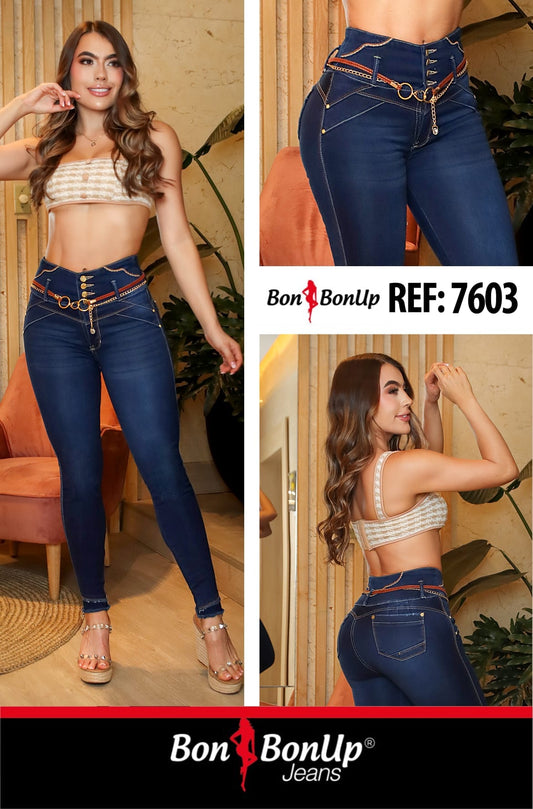 7603 BUTT-LIFT JEANS BY BON BON UP