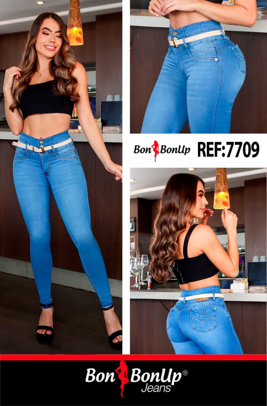 7709 BUTT-LIFT JEANS BY BON BON UP