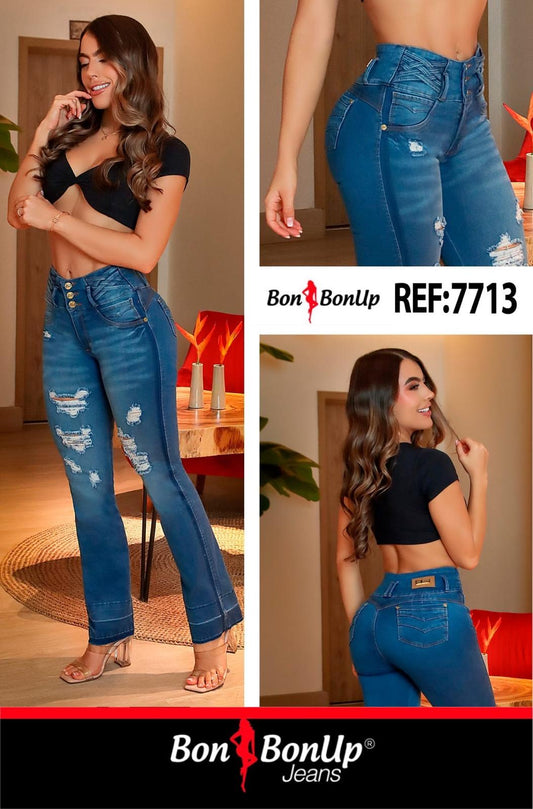 7713 BUTT-LIFT JEANS BY BON BON UP