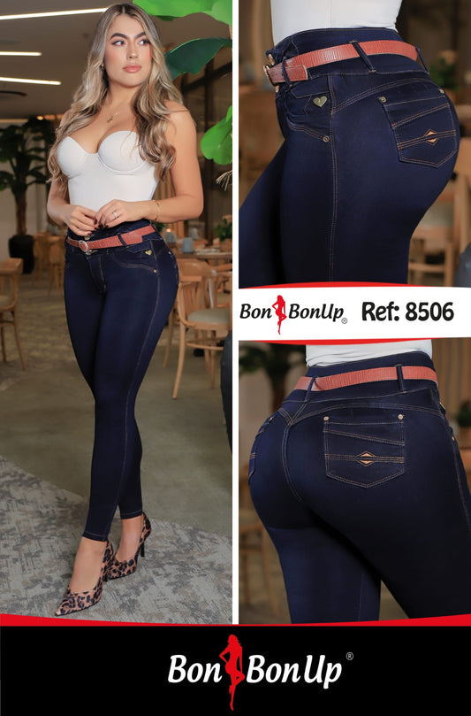 8506 BUTT-LIFT JEANS BY BON BON UP