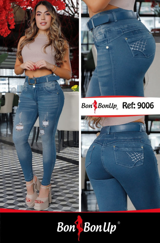 9006 BUTT-LIFT JEANS BY BON BON UP