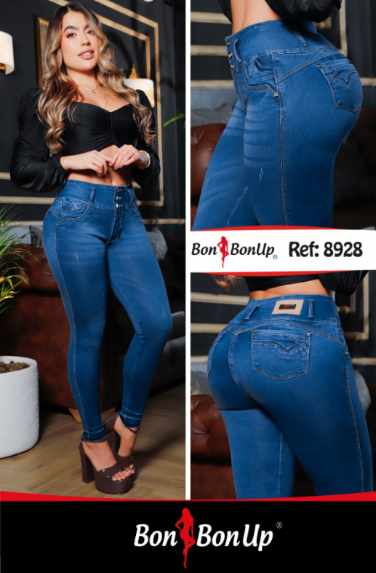 8928 BUTT-LIFT JEANS BY BON BON UP