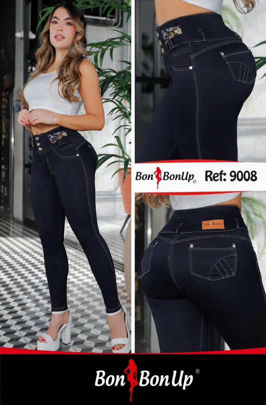 9008 BUTT-LIFT JEANS BY BON BON UP