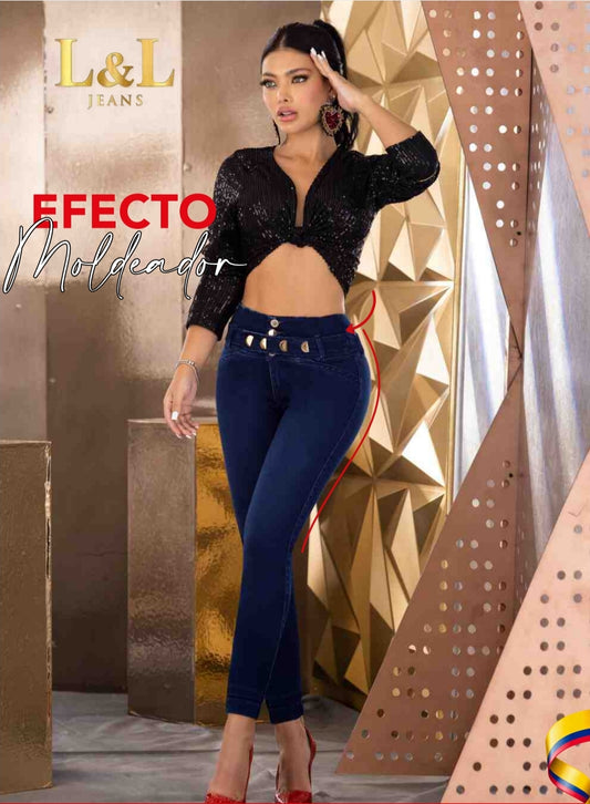 BUTT-LIFT JEANS BY L&L
