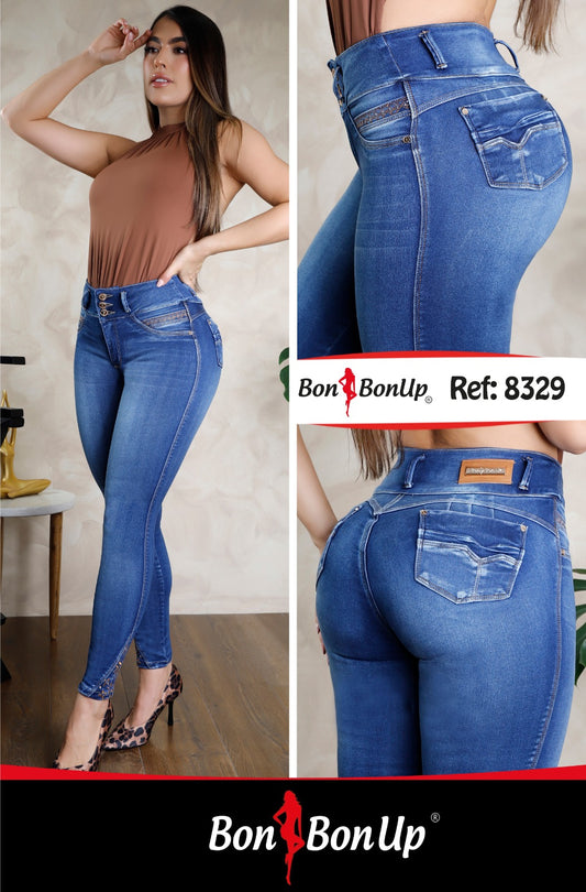 8329 BUTT-LIFT JEANS BY BON BON UP