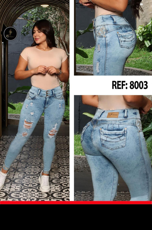 8003 BUTT-LIFT JEANS BY BON BON UP