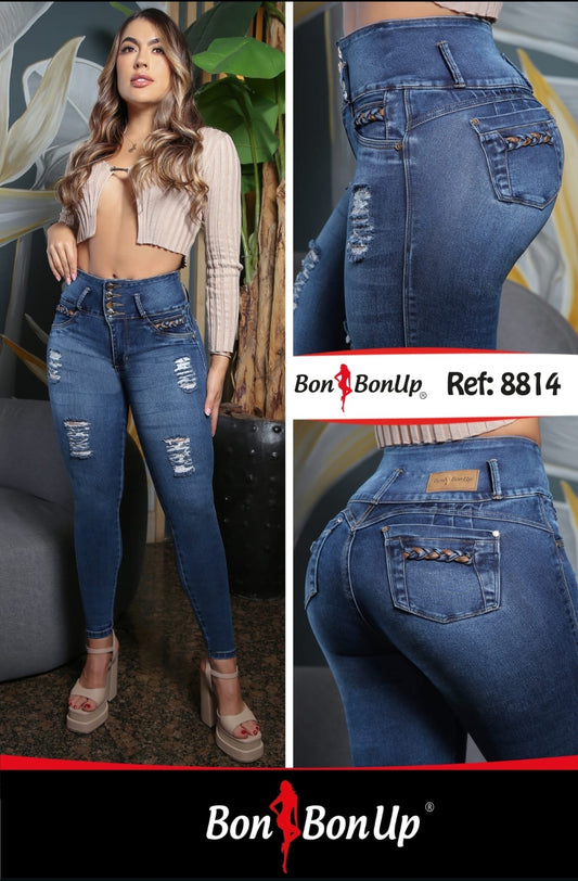 8814 BUTT-LIFT JEANS BY BON BON UP