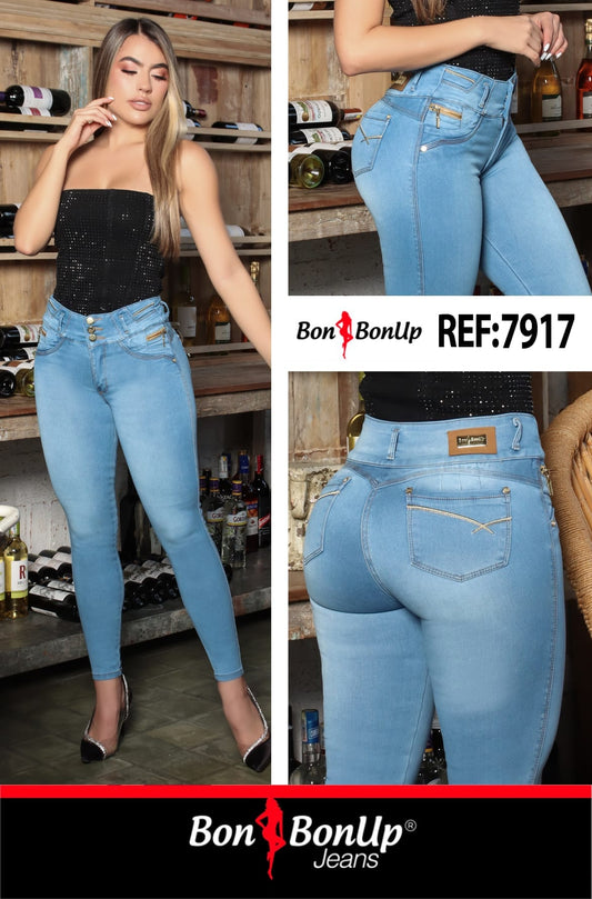 7917 BUTT-LIFT JEANS BY BON BON UP