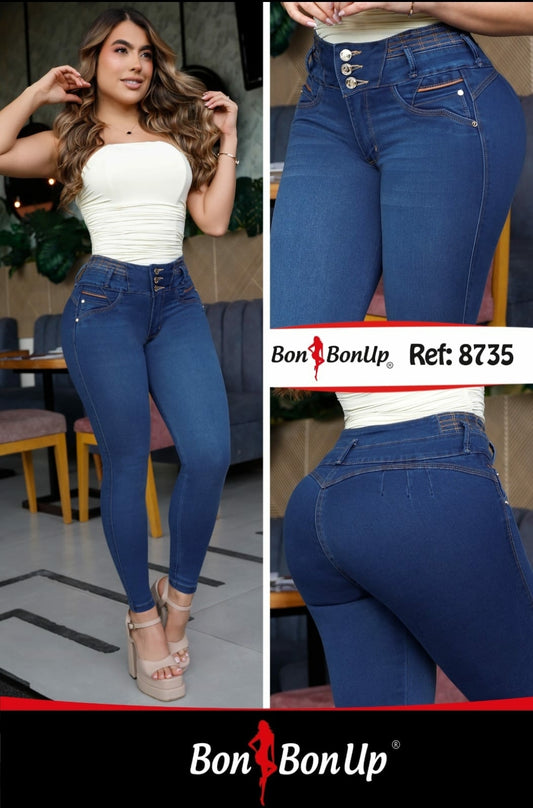 8735 BUTT-LIFT JEANS BY BON BON UP