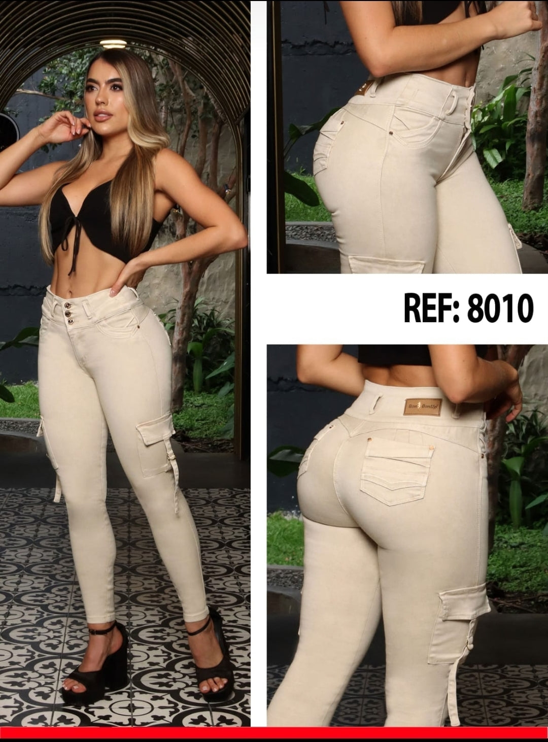8010 BUTT-LIFT JEANS BY BON BON UP