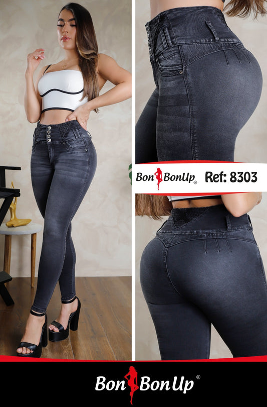 8303 BUTT-LIFT JEANS BY BON BON UP