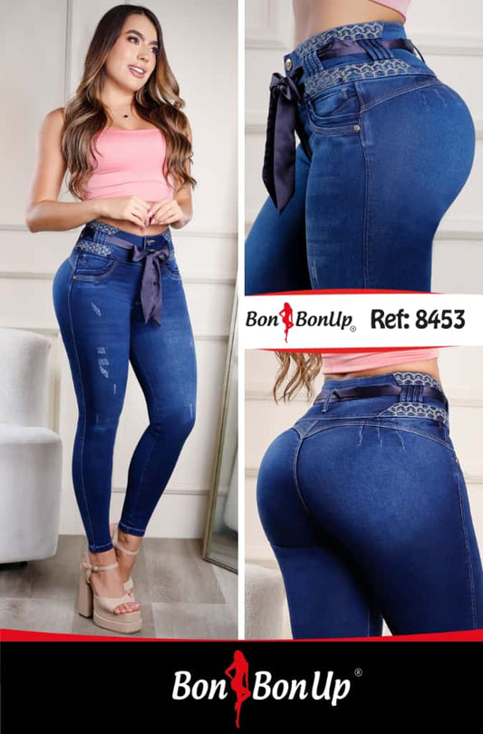 8453 BUTT-LIFT JEANS BY BON BON UP