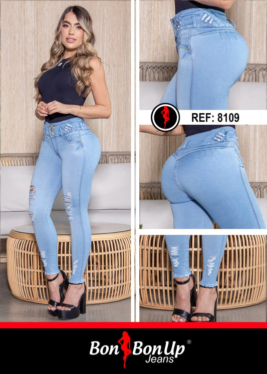 8109 BUTT-LIFT JEANS BY BON BON UP