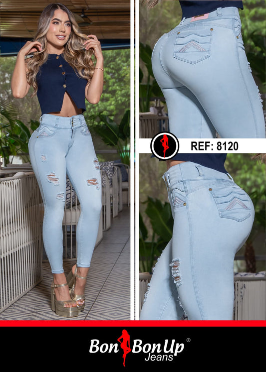 8120 BUTT-LIFT JEANS BY BON BON UP