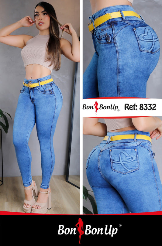 8332 BUTT-LIFT JEANS BY BON BON UP