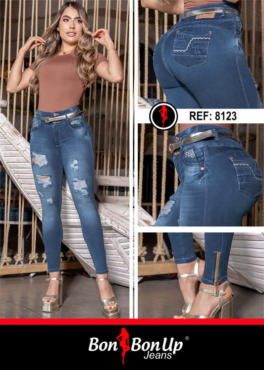 8123 BUTT-LIFT JEANS BY BON BON UP