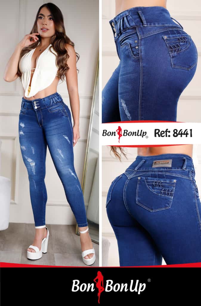8441 BUTT-LIFT JEANS BY BON BON UP