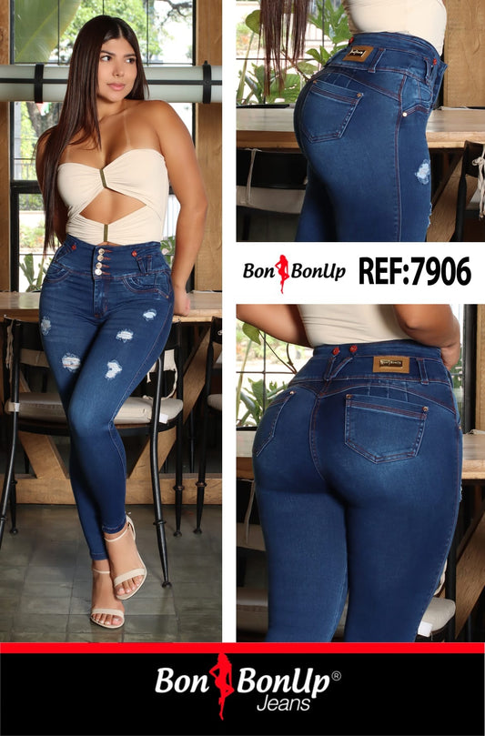 7906 BUTT-LIFT JEANS BY BON BON UP