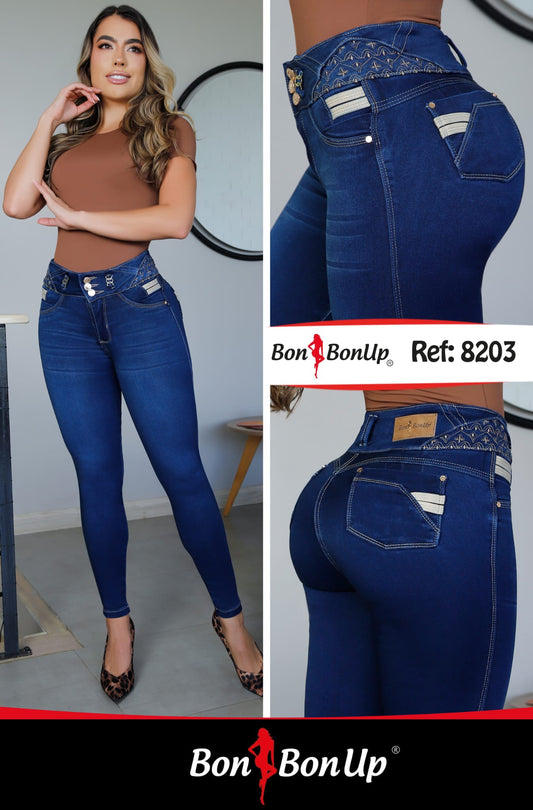 8203 BUTT-LIFT JEANS BY BON BON UP