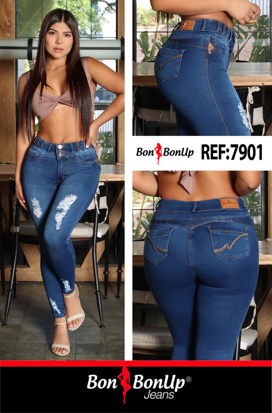 7901 BUTT-LIFT JEANS BY BON BON UP