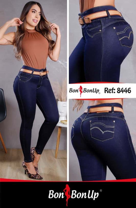 8446 BUTT-LIFT JEANS BY BON BON UP
