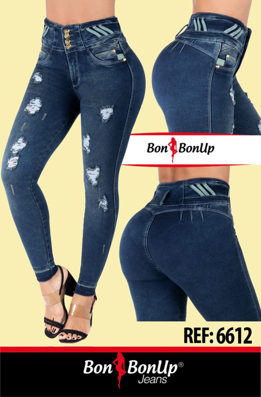 6612 BUTT-LIFT JEANS BY BON BON UP