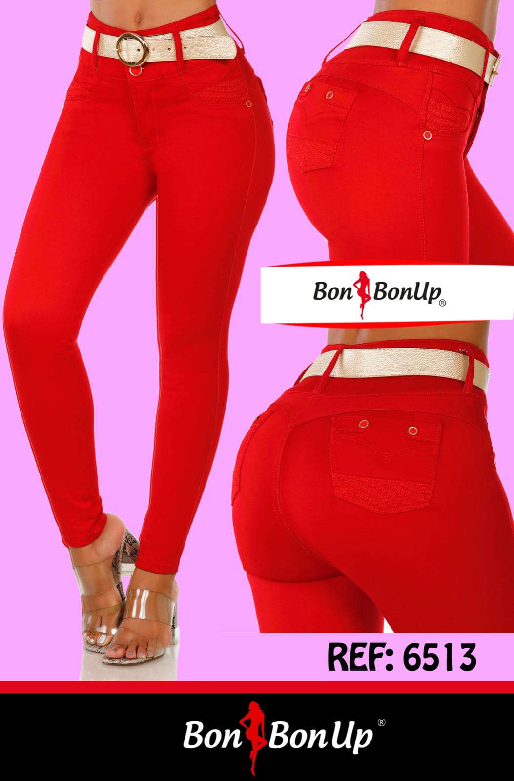 BUTT-LIFT JEANS BY BON BON UP