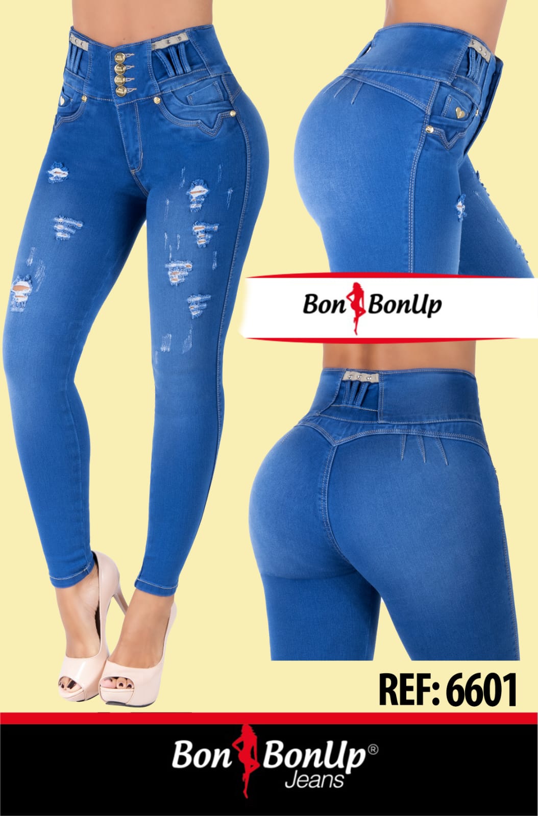 BUTT-LIFT JEANS BY BON BON UP