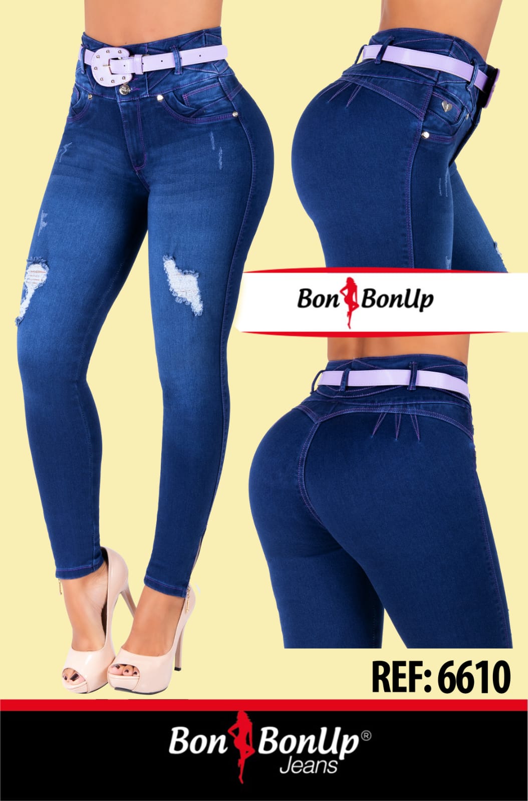 BUTT-LIFT JEANS BY BON BON UP