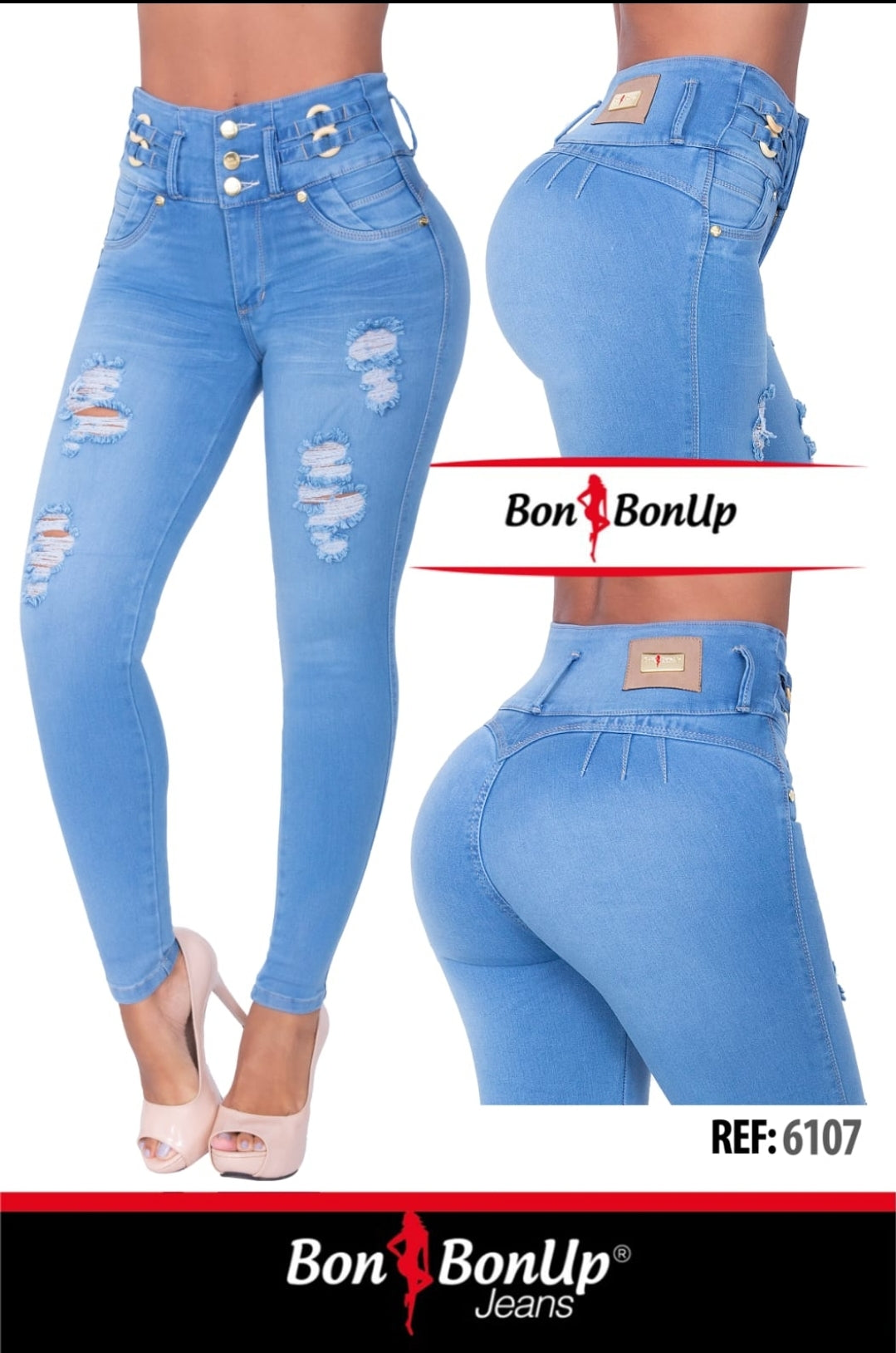 BUTT-LIFT JEANS BY BON BON UP