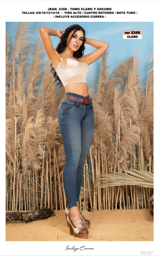 DIVINA COLLECTION PUSH UP JEANS