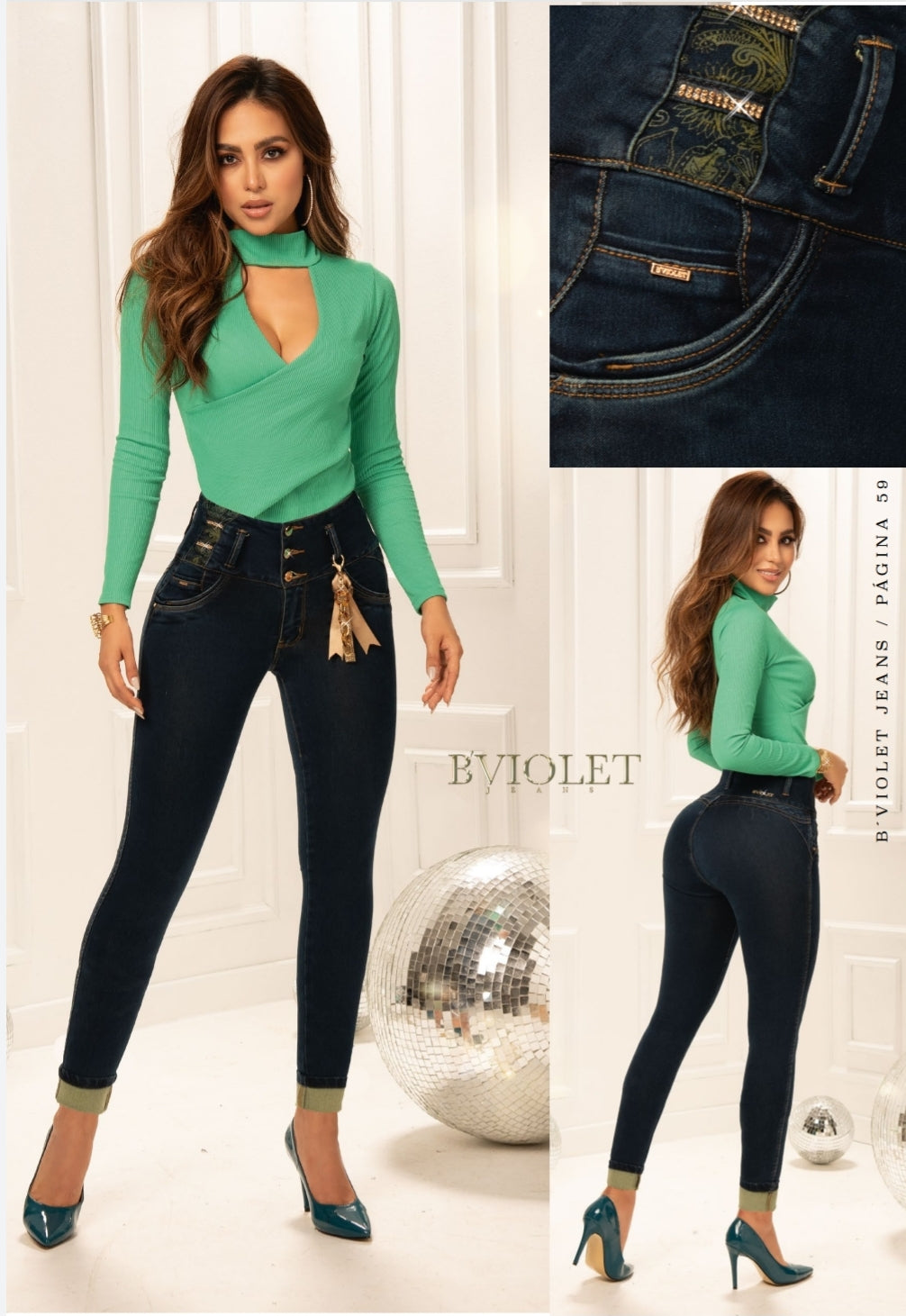 PUSH UP JEANS BY B' VIOLET